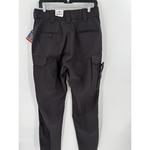 NEW TAGS Black EMS Flying Cross Pants Men's 32 Regular Ripstop Uniform Unhemmed - Picture 11 of 16